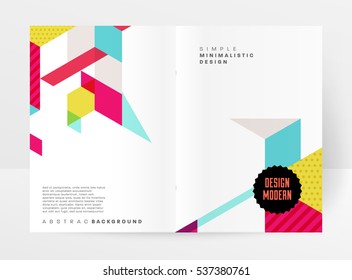 Geometric background Template for covers, flyers, banners, posters and placards, may be used for presentations and books, EPS10 vector illustration