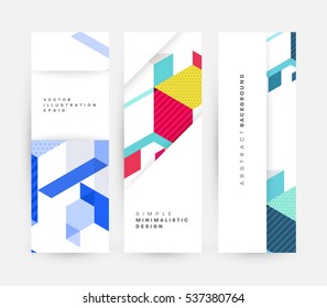 Geometric background Template for covers, flyers, banners, posters and placards, may be used for presentations and books, EPS10 vector illustration