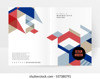 Geometric background Template for covers, flyers, banners, posters and placards, may be used for presentations and books, EPS10 vector illustration