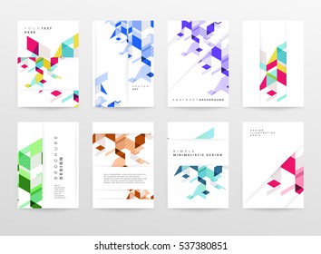 Geometric background Template for covers, flyers, banners, posters and placards, may be used for presentations and books, EPS10 vector illustration