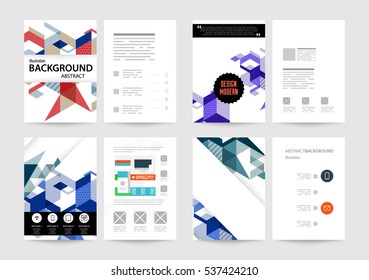 Geometric background Template for covers, flyers, banners, posters and placards, may be used for presentations and books, EPS10 vector illustration