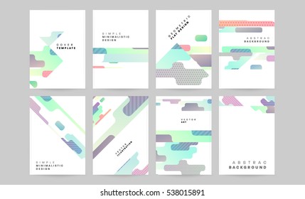 Plantilla de fondo geométrico para cubiertas, volantes, pancartas, carteles y carteles, puede utilizarse para presentaciones y libros, ilustración vectorial EPS10