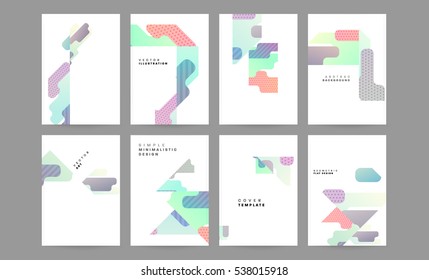 Geometric background Template for covers, flyers, banners, posters and placards, may be used for presentations and books, EPS10 vector illustration