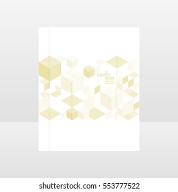 Geometric background template covers, flyers, banners, posters for presentations and books. vector illustration