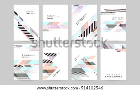Geometric background Template for covers, flyers, banners, posters and placards, may be used for presentations and books, EPS10 vector illustration