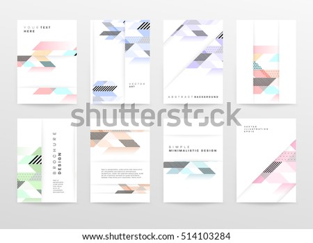 Geometric background Template for covers, flyers, banners, posters and placards, may be used for presentations and books, EPS10 vector illustration