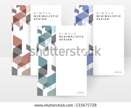 Geometric background Template for covers, flyers, banners, posters and placards, may be used for presentations and books, EPS10 vector illustration