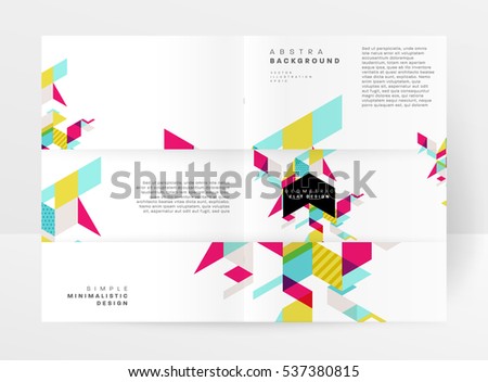 Geometric background Template for covers, flyers, banners, posters and placards, may be used for presentations and books, EPS10 vector illustration