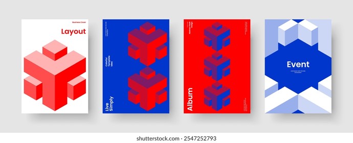 Geometrische Hintergrundvorlage. Isoliertes Banner-Layout. Design kreativer Geschäftspräsentationen. Bericht. Buchumschlag. Broschüre. Poster. Flyer. Portfolio. Zeitschrift. Notebook. Broschüre. Handzettel Journal