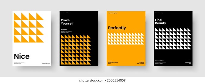 Geometric Background Template. Modern Banner Layout. Isolated Flyer Design. Business Presentation. Book Cover. Brochure. Poster. Report. Leaflet. Catalog. Notebook. Portfolio. Journal