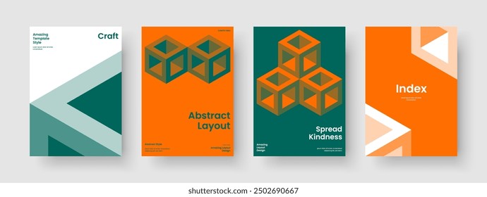 Plantilla de fondo geométrico. Diseño moderno de folletos. Diseño de informe creativo. Presentación de Negocios. Cartel. Portada de libro. Volante. Anuncio. Catálogo. Boletín informativo. Publicidad. Cartera. Folleto