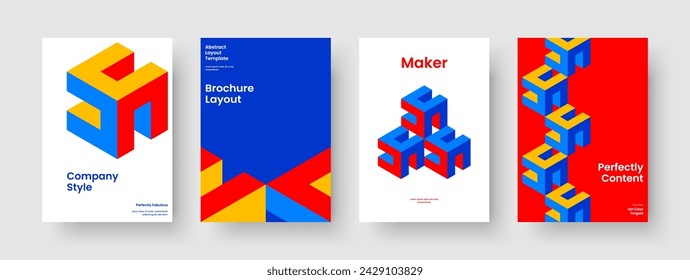 Geometric Background Template. Modern Report Design. Isolated Flyer Layout. Brochure. Banner. Poster. Book Cover. Business Presentation. Catalog. Leaflet. Pamphlet. Journal. Advertising. Newsletter