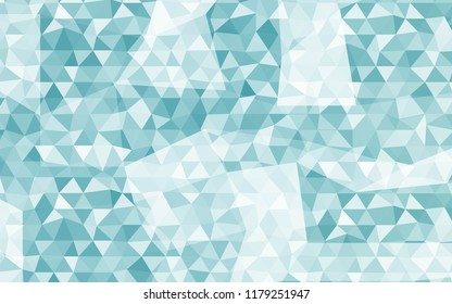 Geometric Background With Transparent Triangles. Vector Illustration. For Your Business Design, Presentation