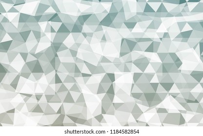 Geometric Background With Transparent Triangles. Vector Illustration. For Your Business Design, Presentation