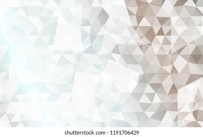 Geometric Background With Transparent Triangles. Vector Illustration. For Your Business Design, Presentation