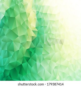 Geometric background triangle with place for your text. Colorful mosaic, EPS10 - vector graphics.