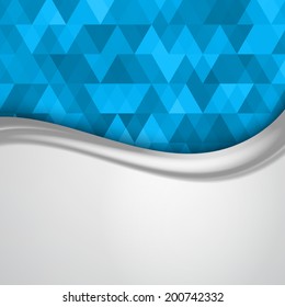 Geometric background. Triangle texture. EPS10 vector