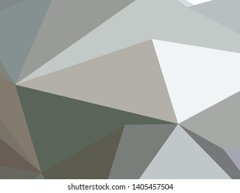 geometric background with triangles of different shapes and sizes. A combination of geometric shapes. Modern minimalist style Vector illustration Abstract paper, polygonal pattern, origami style