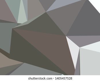 geometric background with triangles of different shapes and sizes. A combination of geometric shapes. Modern minimalist style Vector illustration Abstract paper, polygonal pattern, origami style