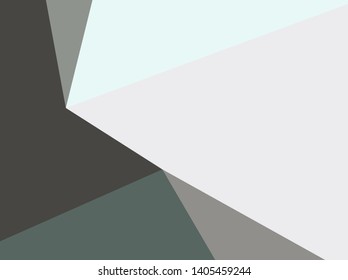 geometric background with triangles of different shapes and sizes. A combination of geometric shapes. Modern minimalist style Vector illustration Abstract paper, polygonal pattern, origami style