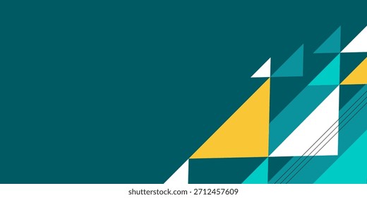Geometric background with triangles in minimalistic style. Graphic design element for banner, web, presentation. vector ilustration eps 10