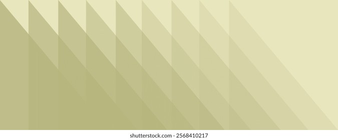 Geometric background with triangles. Olive green background with a soft, muted texture. Olive green adds a modern touch. Vector design. Gradient geometric pattern background. Green background vector.