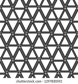 Geometric background. Triangles, rhombuses, parallelograms, trapeziums pattern.Shapes backdrop. Geometrical figures wallpaper. Digital paper, abstract. Seamless ornament