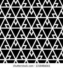 Geometric background. Triangles, rhombuses, polygons pattern. Geometrical figures wallpaper.Digital paper, abstract. Seamless ornament. Simple shapes backdrop