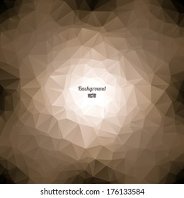 Geometric background with triangles. Vector EPS 10.