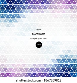 Geometric background. Triangular abstract background