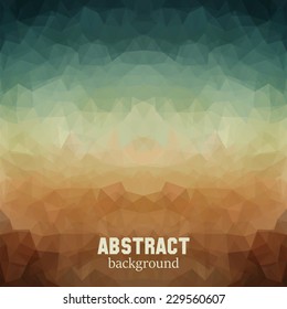 Geometric background of triangular polygons pattern