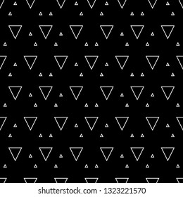 Geometric background. Triangular shapes backdrop. Digital paper, textile print, abstract.Triangles pattern. Seamless ornament. Geometrical figures wallpaper.