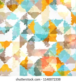 geometric background triangulation, polyhedron for site banner