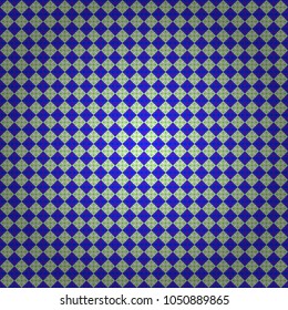 Geometric background with tribal tiles. Vector textile print for bed linen, jacket, package design, fabric and fashion concepts. Seamless pattern ethnic design in green, blue and white colors.