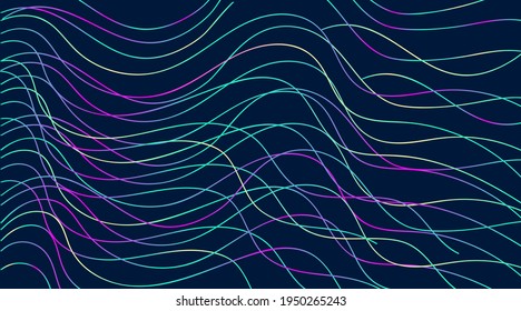 Geometric background ultra-thin geometry wave