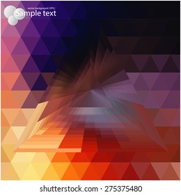 Geometric background for use in your design of brochures, booklets, banners, in web pages  and others.