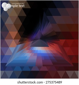 Geometric background for use in your design of brochures, booklets, banners, in web pages  and others.