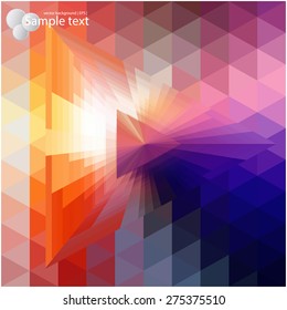 Geometric background for use in your design of brochures, booklets, banners, in web pages  and others.