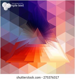 Geometric background for use in your design of brochures, booklets, banners, in web pages  and others.
