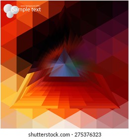 Geometric background for use in your design of brochures, booklets, banners, in web pages  and others.