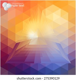 Geometric background for use in your design of brochures, booklets, banners, in web pages  and others.