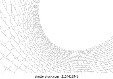ilustración 3d del vector de fondo geométrico