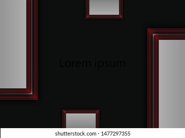 Geometric background, Vector abstract overlap layer. Space for background design, can be used for display or montage your products