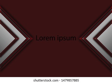 Geometric background, Vector abstract overlap layer. Space for background design, can be used for display or montage your products