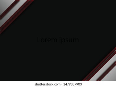 Geometric background, Vector abstract overlap layer. Space for background design, can be used for display or montage your products