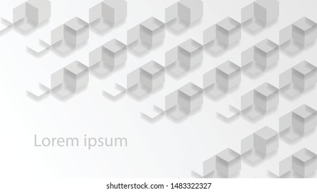 Geometric background, Vector abstract overlap layer. Space for background design, can be used for display or montage your products