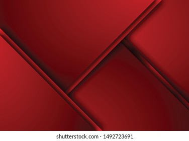 Geometric background, Vector abstract overlap layer. Space for background design, can be used for display or montage your products - Shutterstock ID 1492723691