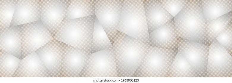 Geometric background. Vector banner, mosaic. 