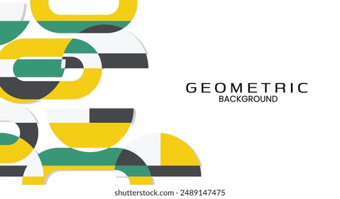Geometric background. Vector background for banner, background, wallpaper, landing page, presentation, card, book illustration.