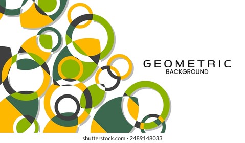 Geometric background. Vector background for banner, background, wallpaper, landing page, presentation, card, book illustration.
